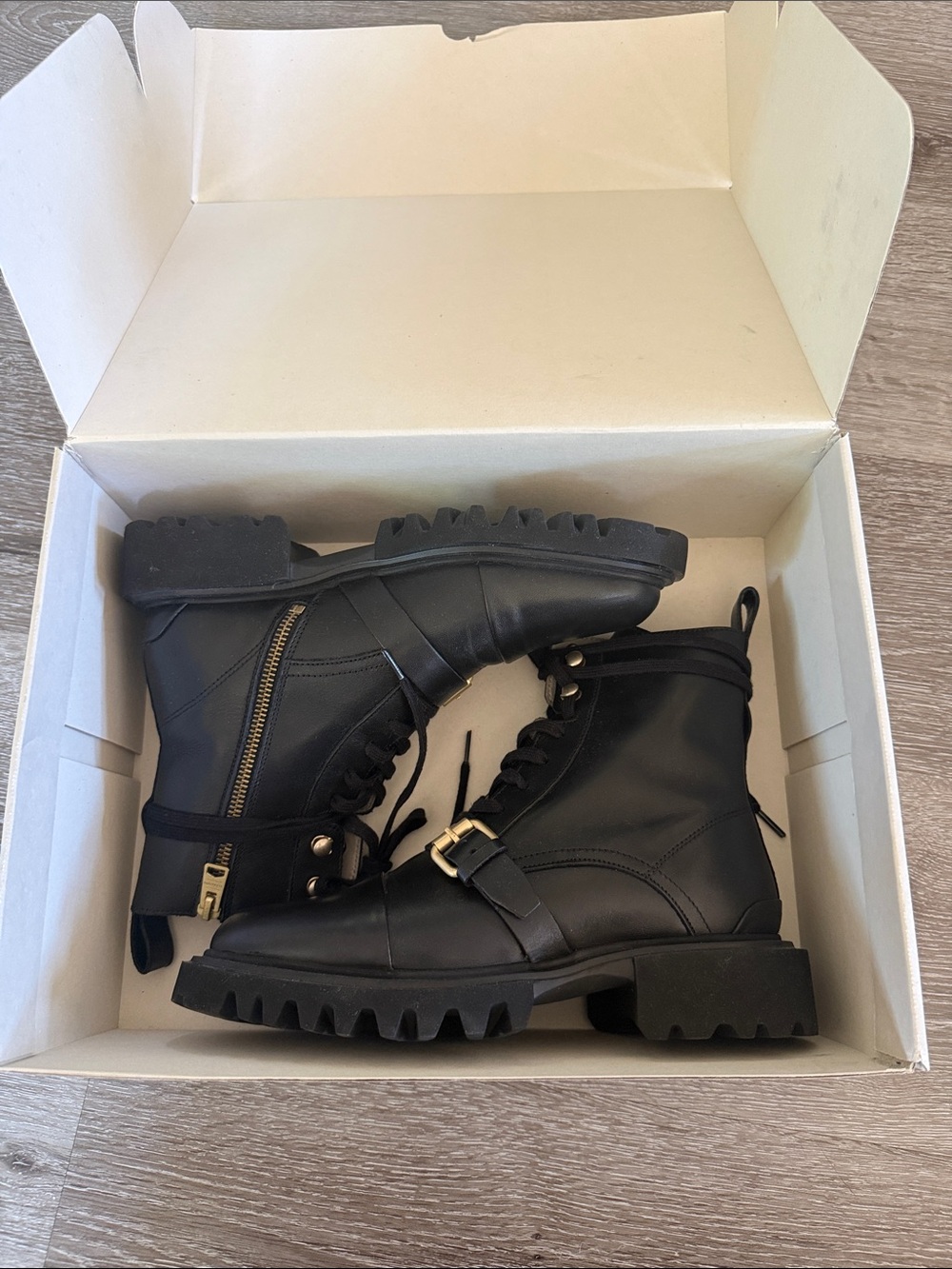 ALLSAINTS Tori Leather Boot Size 38 - Picture 11 of 11